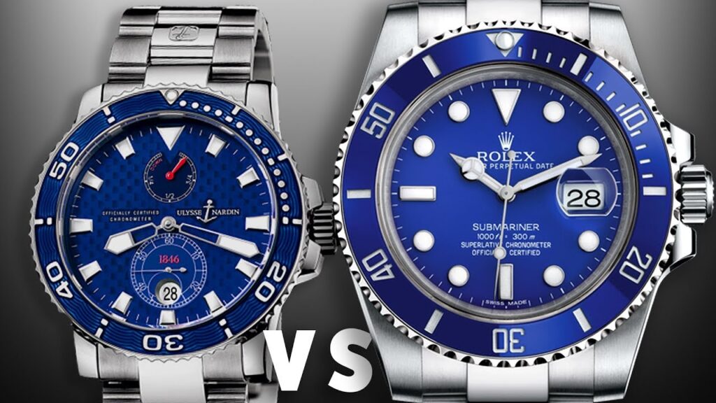 A Comparison of the Rolex Submariner and the Ulysse Nardin Maxi Marine Diver