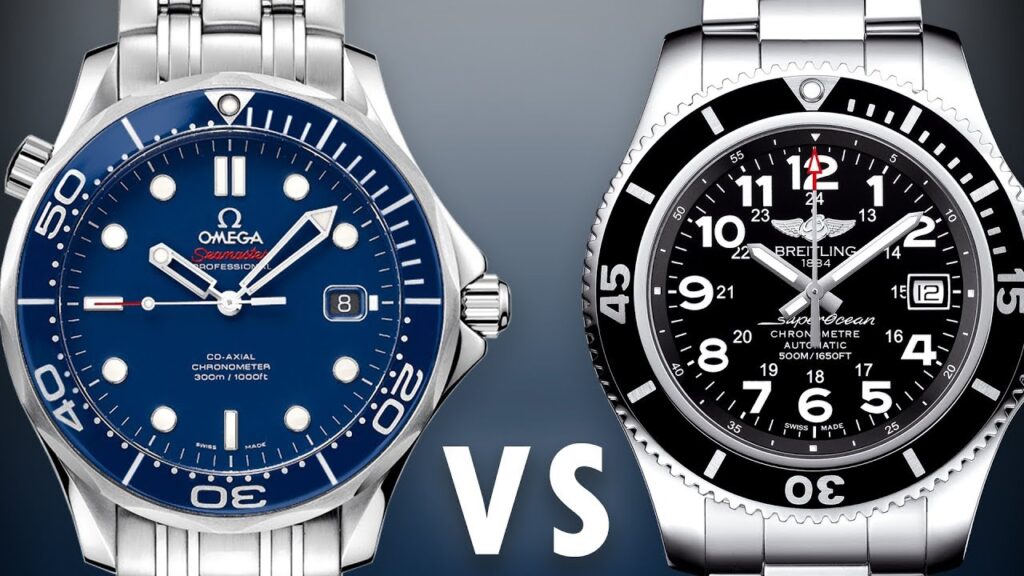 Comparison Between the Omega Seamaster Diver 300M and the Breitling SuperOcean II