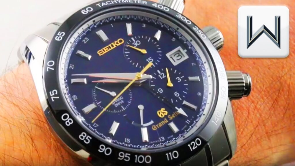 Grand Seiko Spring Drive Chronograph GMT 55th Anniversary SBGC013 Black Ceramic Luxury Watch Review