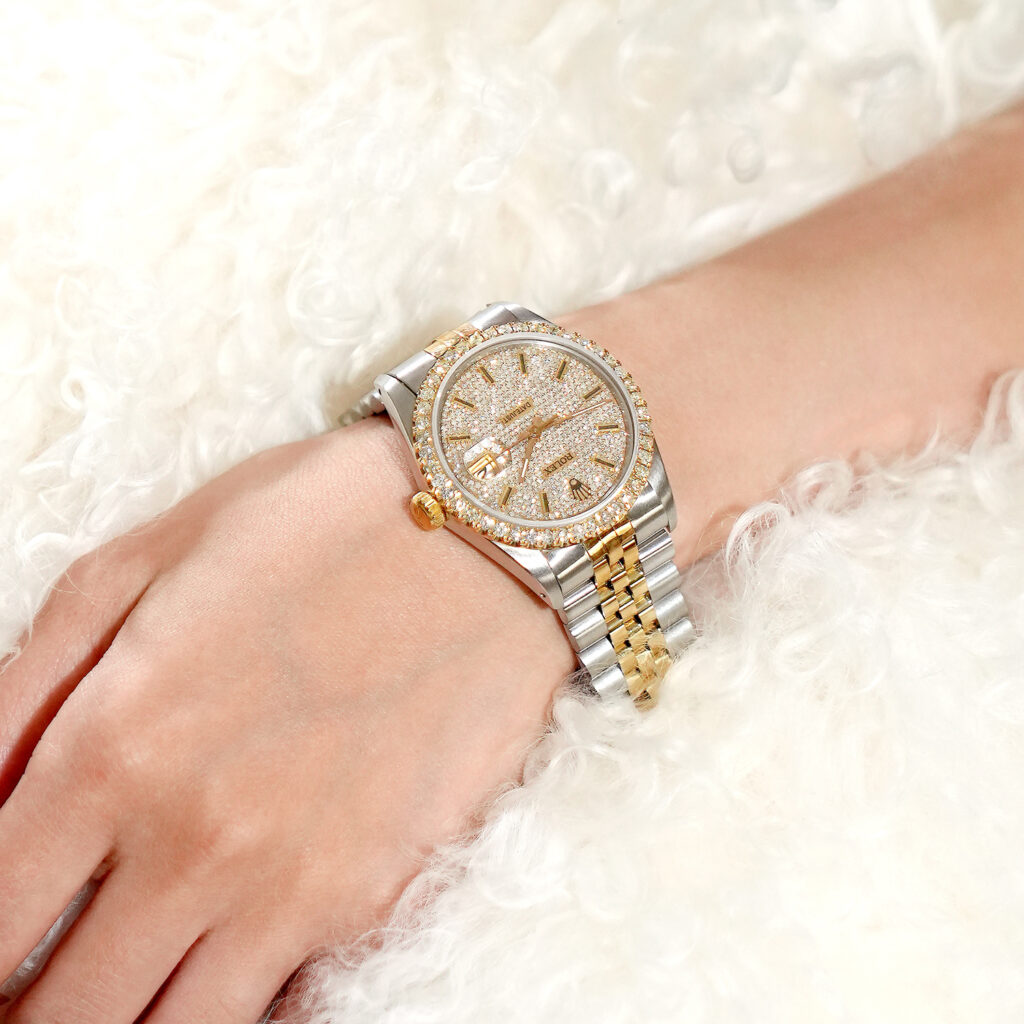 Rolex Datejust 12CTW Natural Diamond Stainless Steel White Rose Watch 36mm Review