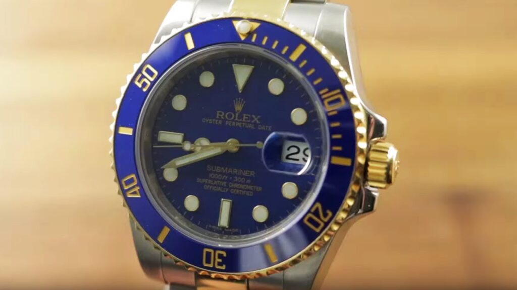 Rolex Submariner Steel Gold Dive Watch 116613LB
