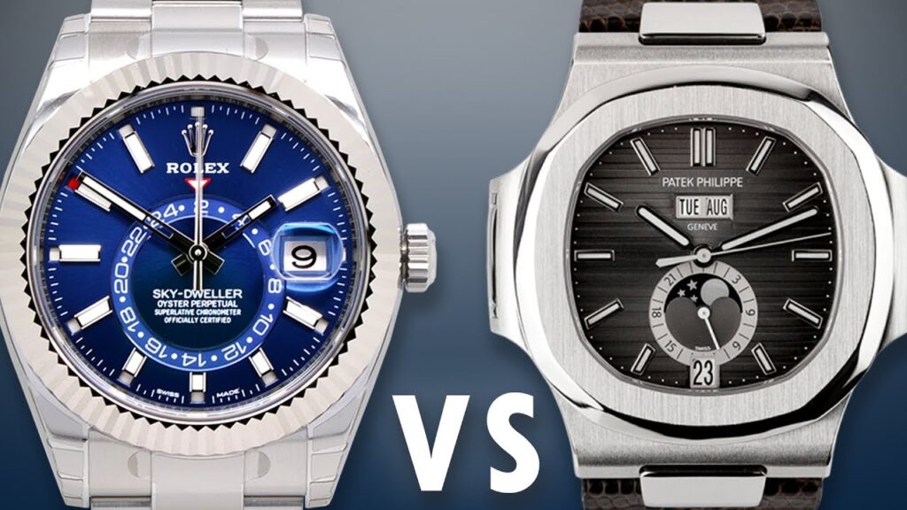 ROLEX vs PATEK PHILIPPE: Nautilus vs Sky Dweller: Annual Calendars: 5726A-001 vs 326934