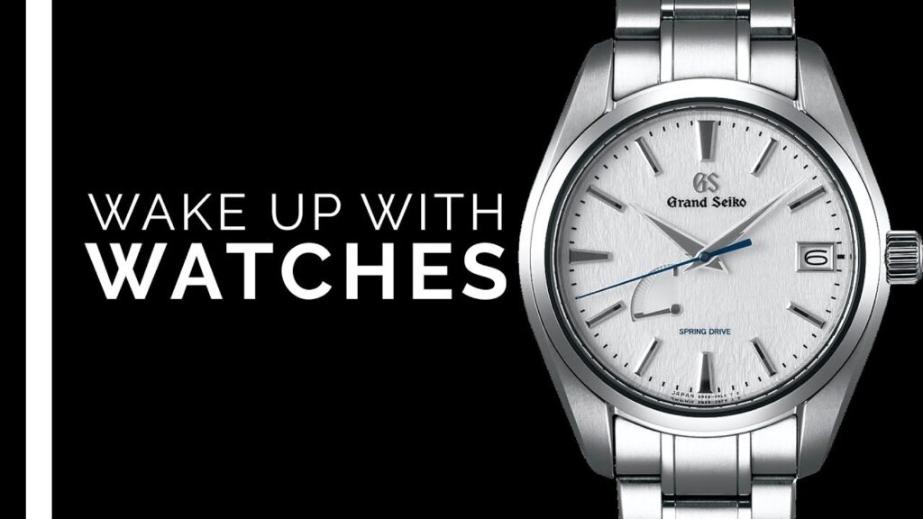 The video by WatchBox Reviews features a range of luxury watches including the Grand Seiko Snowflake and Rolex Submariner.
