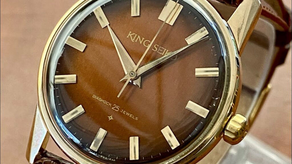 Vintage Serviced March 1961 King Seiko 15034KS w/ Black  Wood Grain Dial #kingseiko #vintageseiko